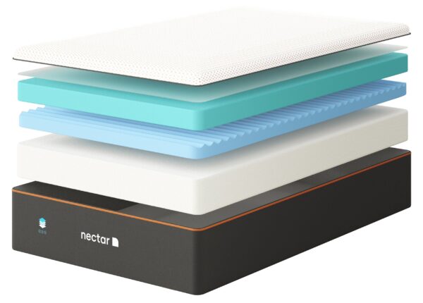 Nectar Premier Copper Luxury Firm Queen Mattress-in-a-Box | Matelas luxueux ferme dans une boîte Premier Copper de Nectar pour grand lit | RHCOPPQM - Image 5