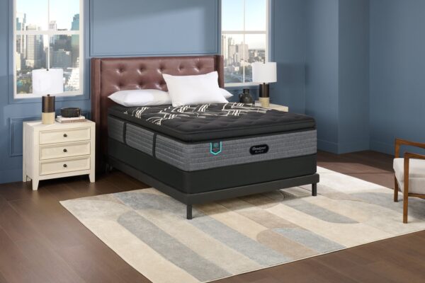 Beautyrest Black Hotel Royal Suite Euro Pillowtop Luxury Plush Queen Mattress | Matelas à Euro-plateau épais luxueux moelleux Royal Suite de série Hotel de Beautyrest BlackMD pour grand lit - Image 4