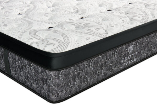 Scott Living Carrbridge Eurotop Plush Queen Mattress | Matelas moelleux à Euro-plateau Carrbridge de Scott Living pour grand lit