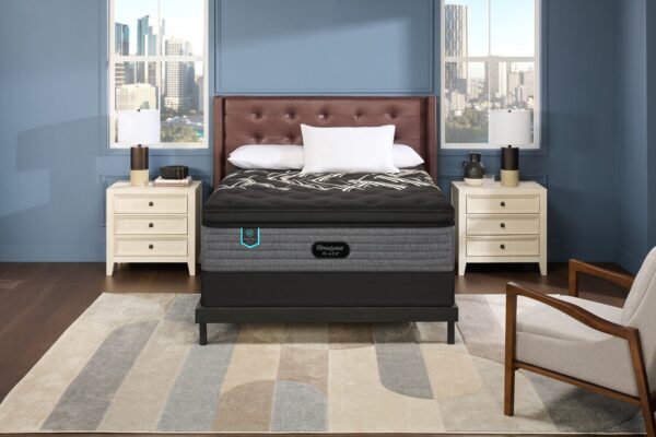 Beautyrest Black Hotel Royal Suite Euro Pillowtop Luxury Plush Queen Mattress | Matelas à Euro-plateau épais luxueux moelleux Royal Suite de série Hotel de Beautyrest BlackMD pour grand lit - Image 5