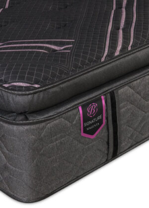 Beautyrest Black Signature Magenta Euro Pillowtop Queen Mattress | Matelas à Euro-plateau épais Magenta Signature de Beautyrest BlackMD pour grand lit